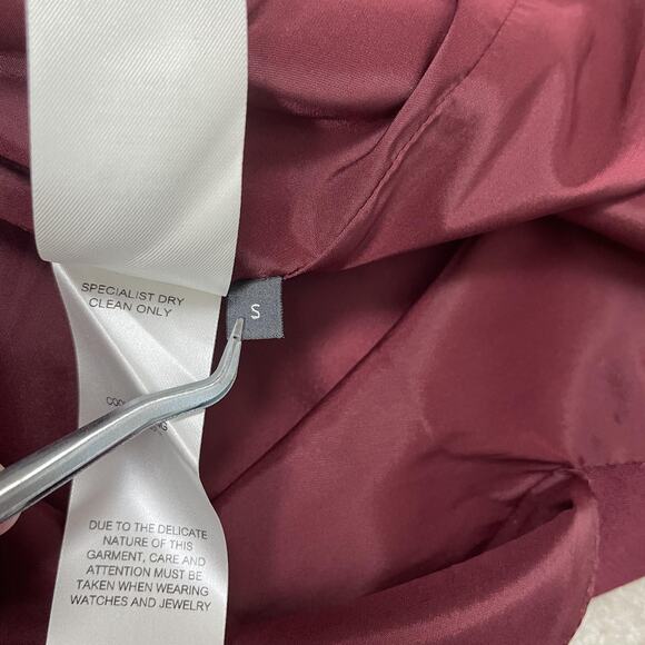 Elise Henri Dress Womens Small Wool Blend Sheath Midi 3/4 Sleeve Elegant Formal - Picture 7 of 10